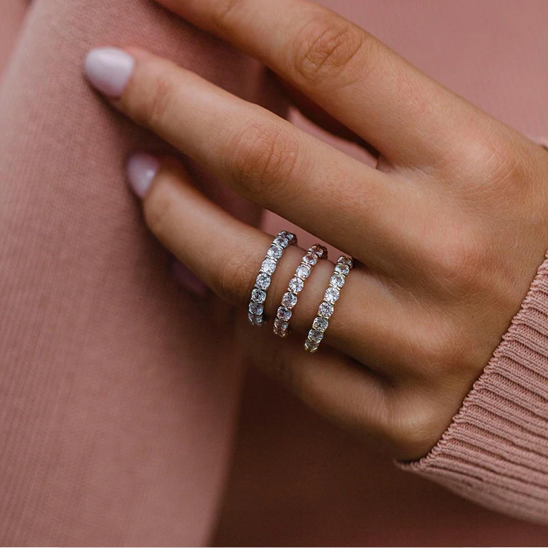 Élise – Diamond ring with double band