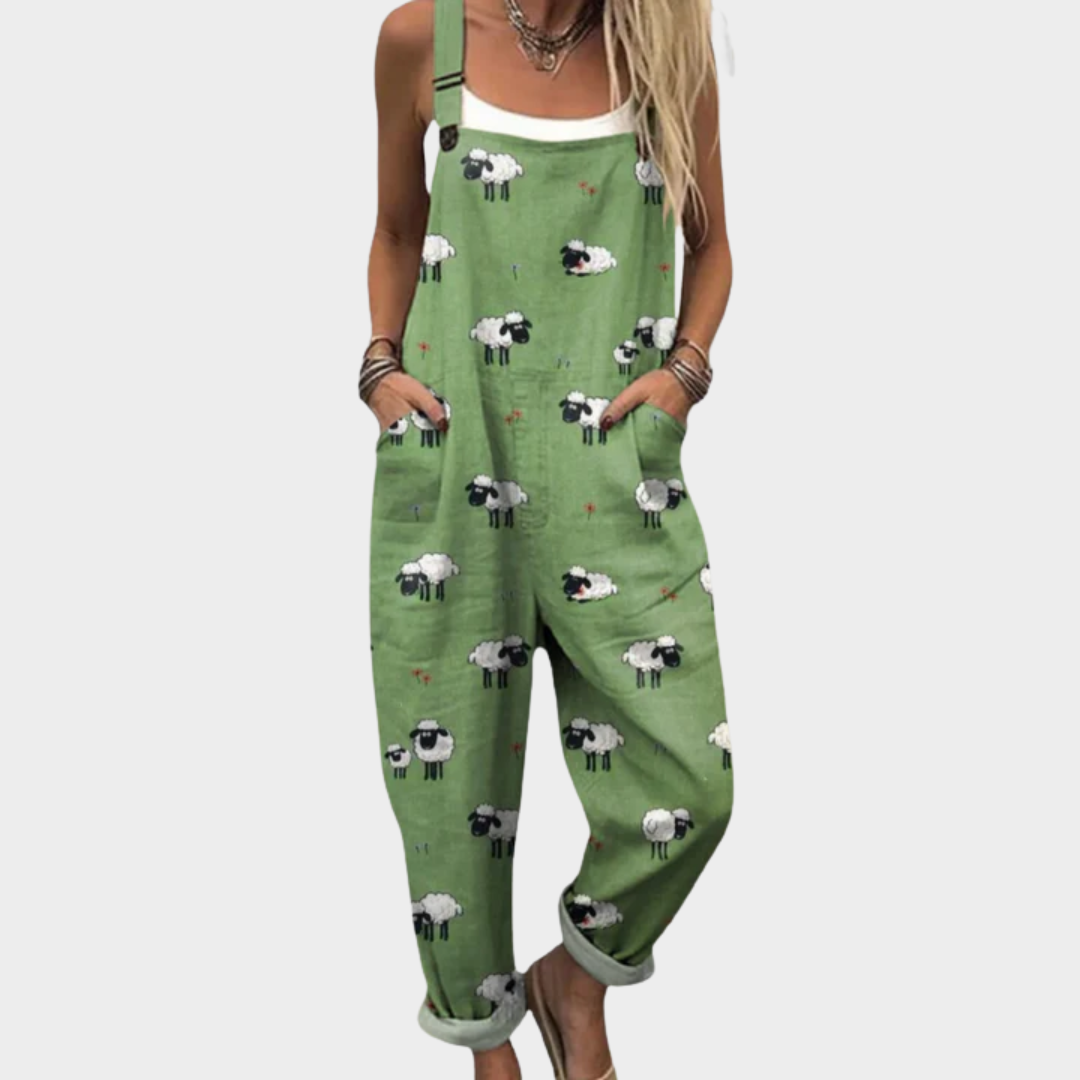 Loes | soft bohemian green shade