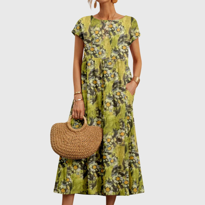 Klazina | Chic Floral Dress