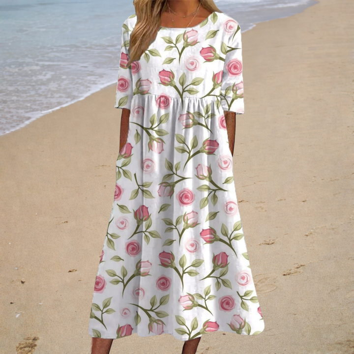 Thais - Long, flowing, chic, and comfortable dress