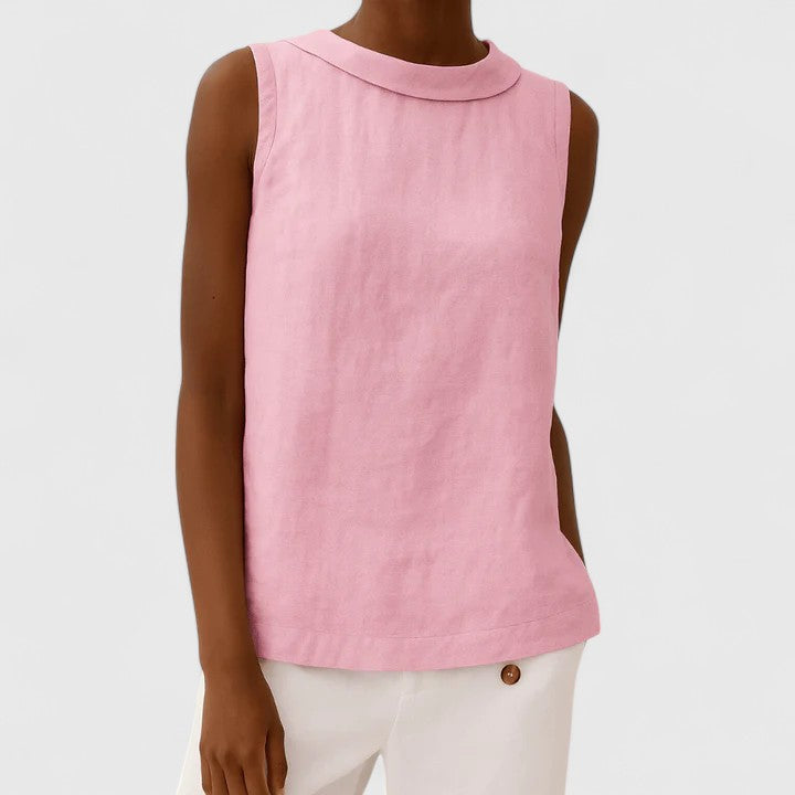 Lydia | Elegant Top with Collar