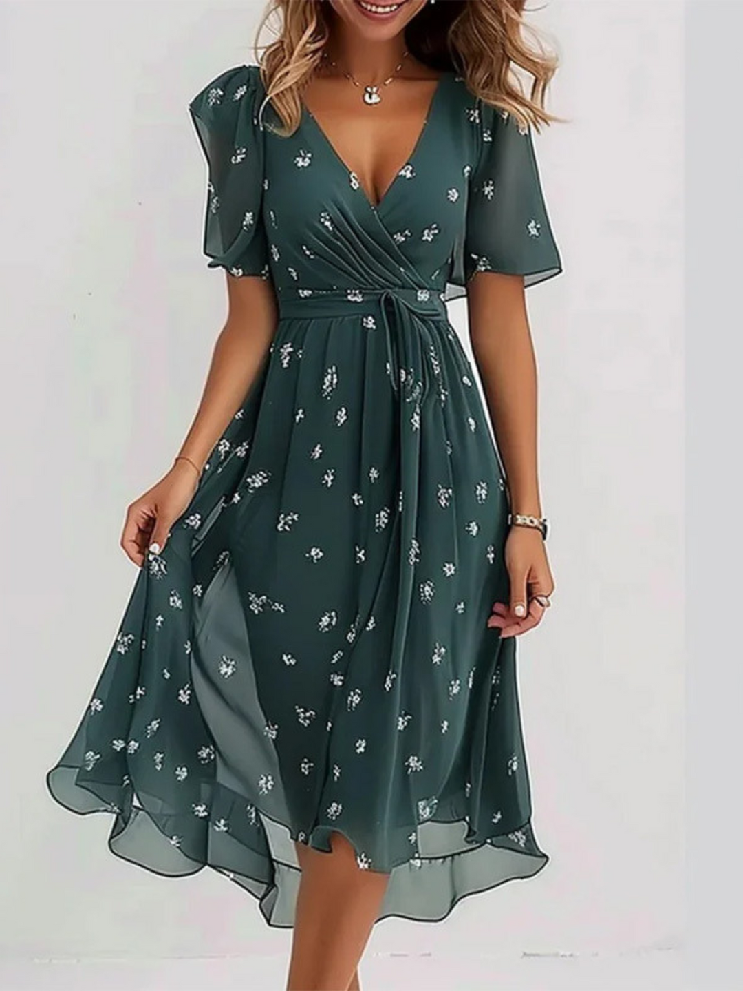 Isa | Summer Dress with Belly Coverage