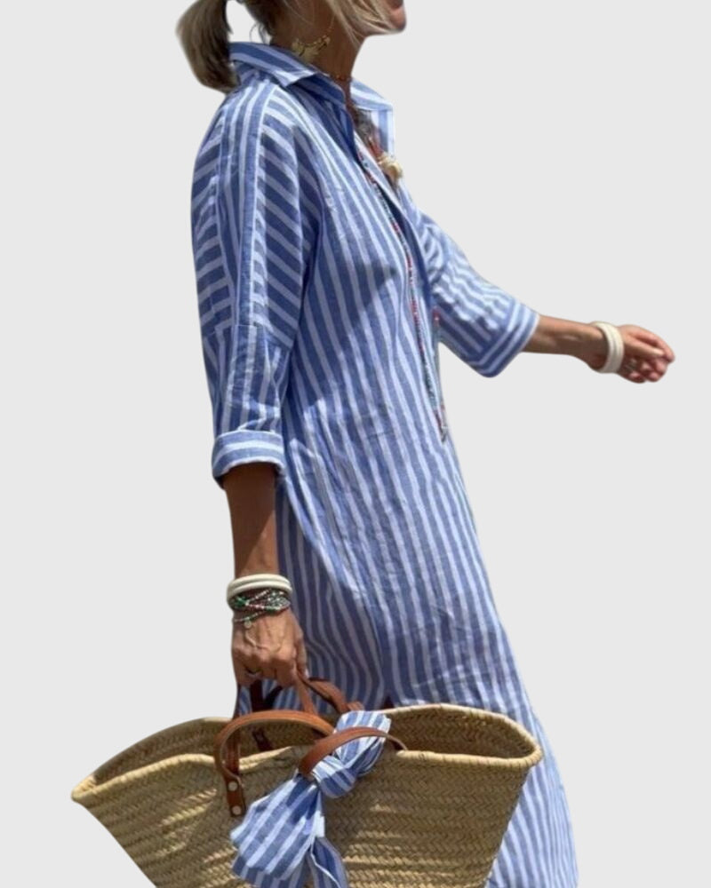 Lisette | Classic Striped Dress