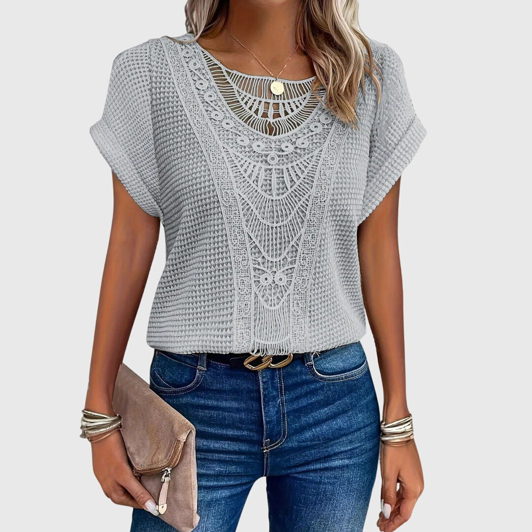 Inge | Elegant Blouse in Ibiza Style