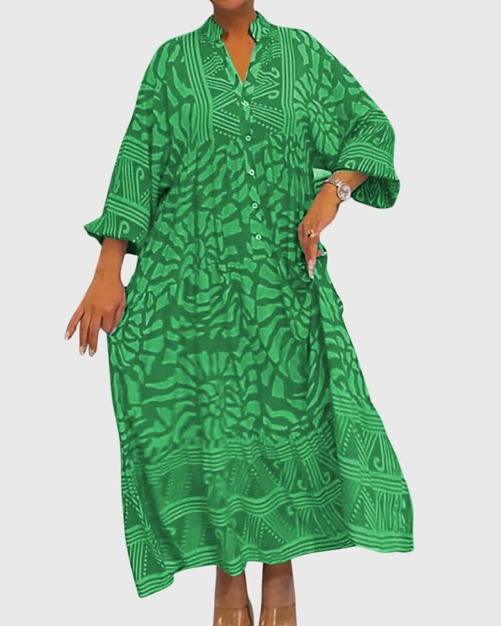 Lize | Maxi Dress with Elegant Print