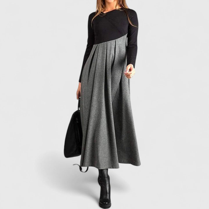 Monique | Elegant Maxi Dress with Long Sleeves