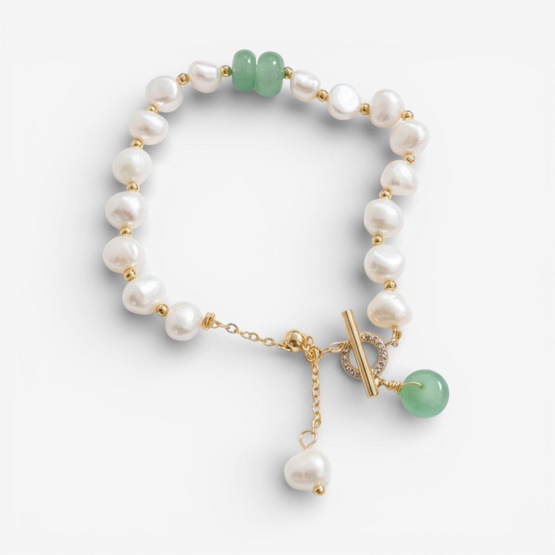 Luxurious Adventure Bracelet with Natural Sea Pearls