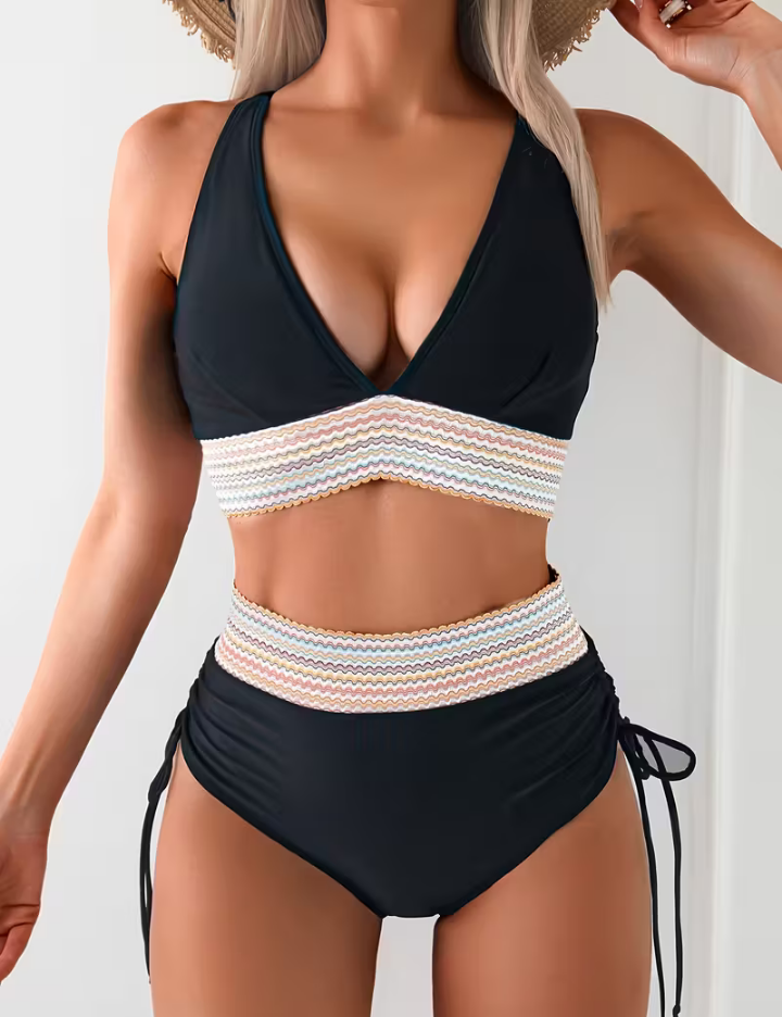 Yara | Elegant High Bikini Set