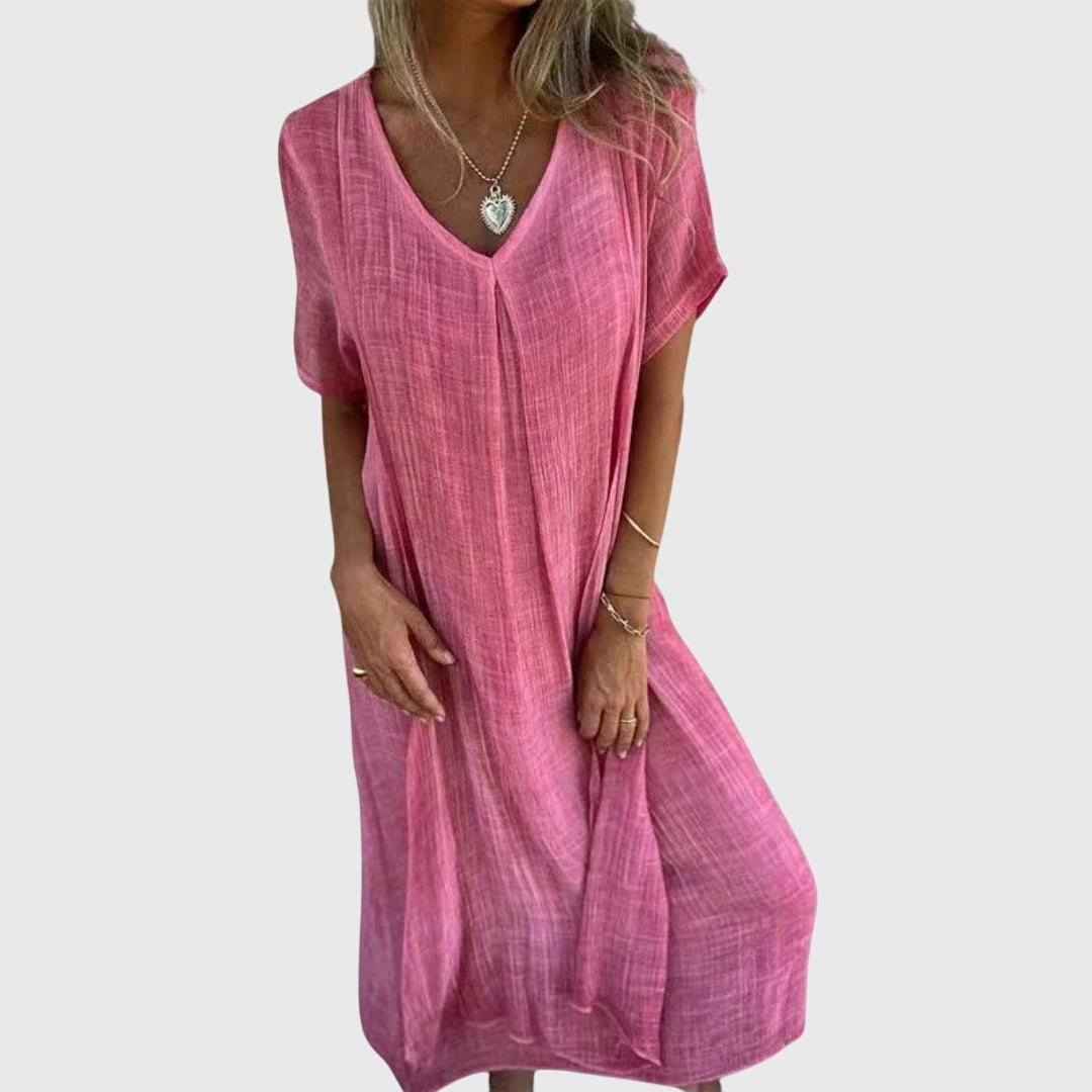Mirjam | Light and Elegant V-Neck Dress