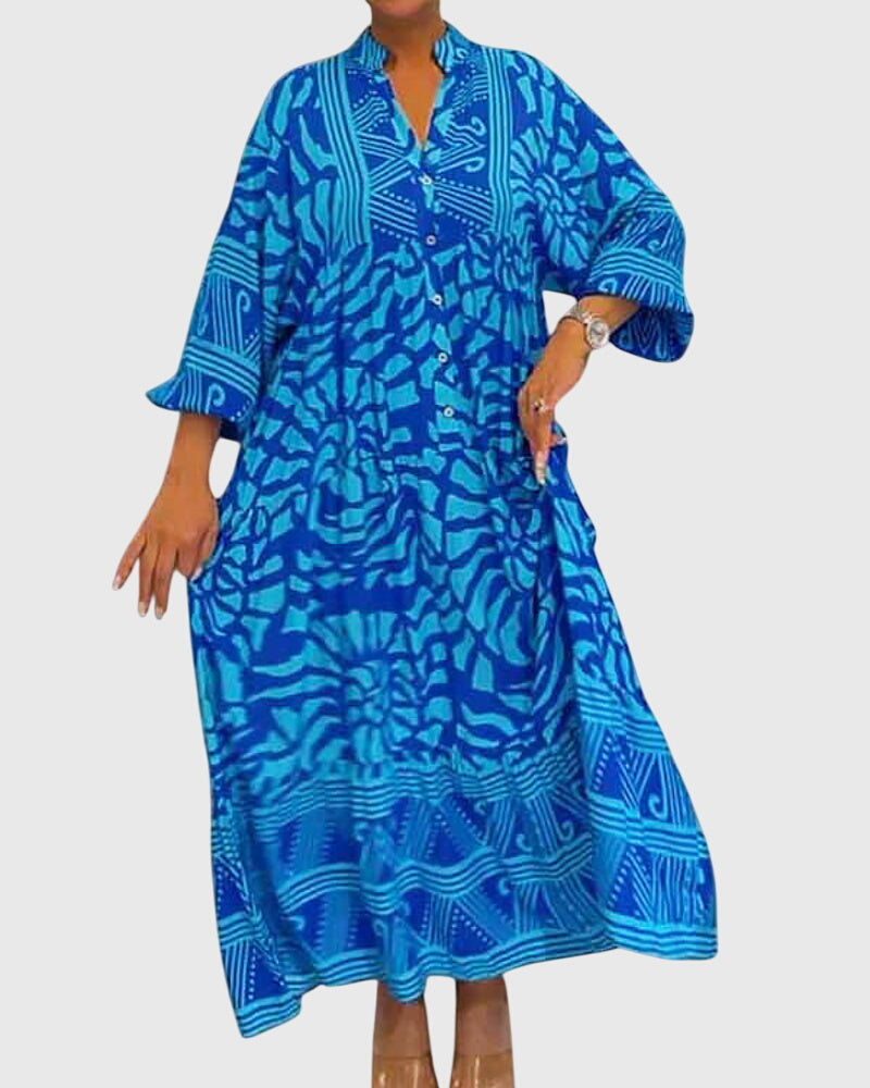 Lize | Maxi Dress with Elegant Print