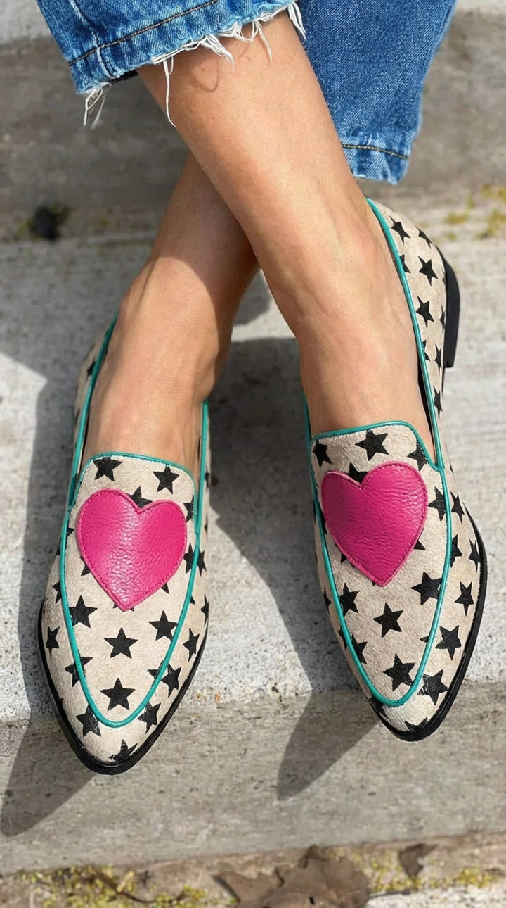 Marisol - Playful Heart Moccasins