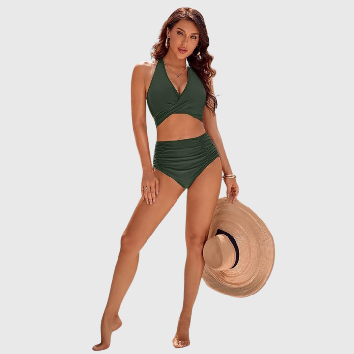 Greetje | Elegant High Waist Bikini Set
