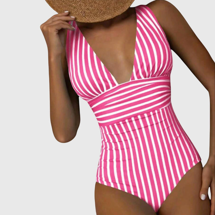 Maud | Finally Striped Swimsuit with Support