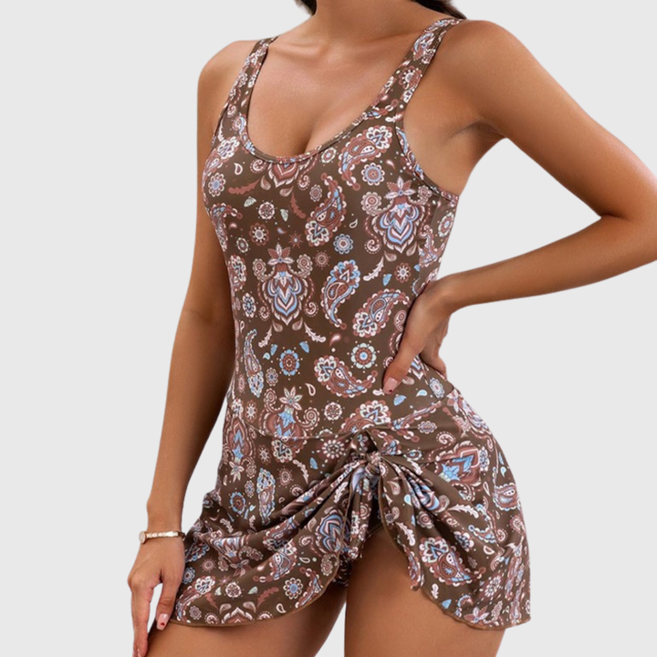 Tineke | One-piece swimsuit with skirt