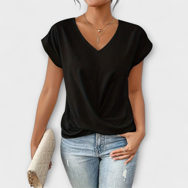 Truus | Elegant top with V-neck