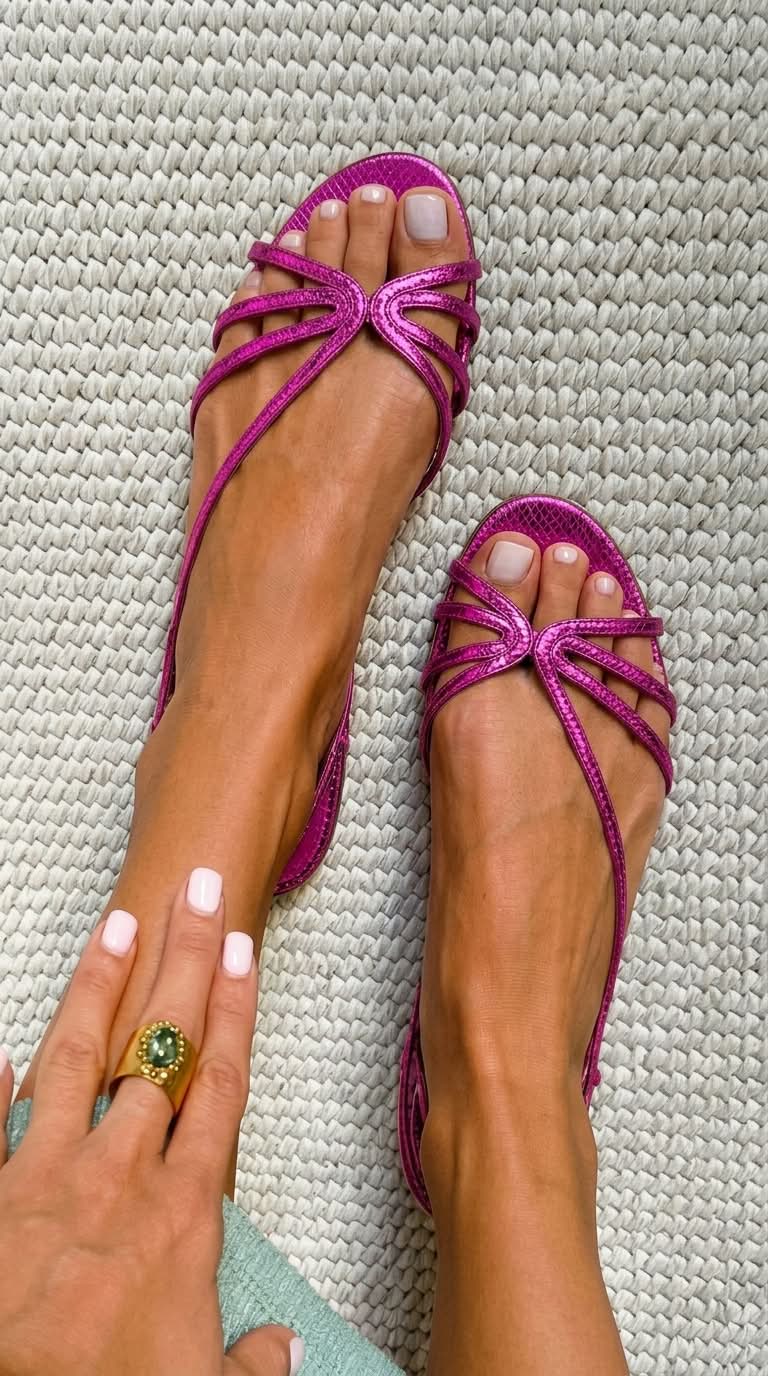 Ginevra | Elegant Gold Sandals for Summer