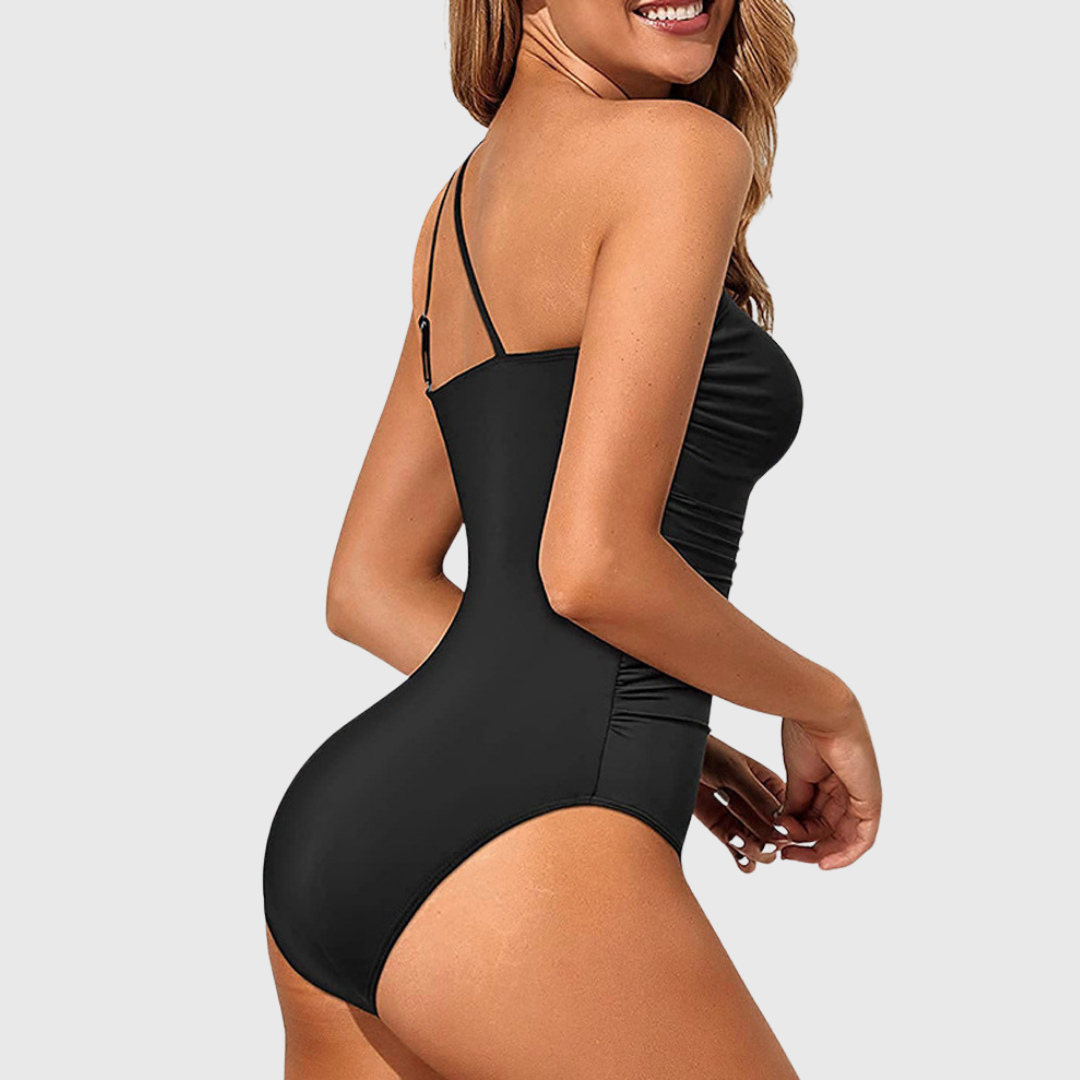 Monique | Sculpting swimsuit with one shoulder