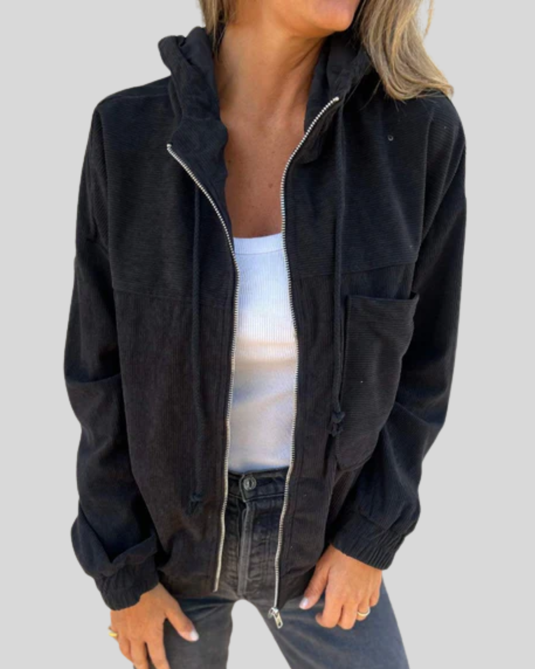 Zoë | Soft Zip Jacket