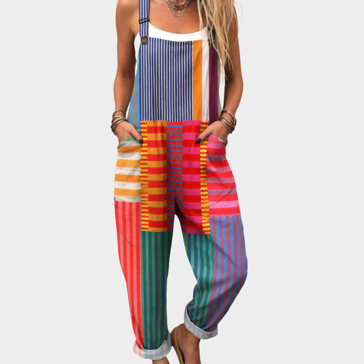 Manon | artistic colorful stripes with light