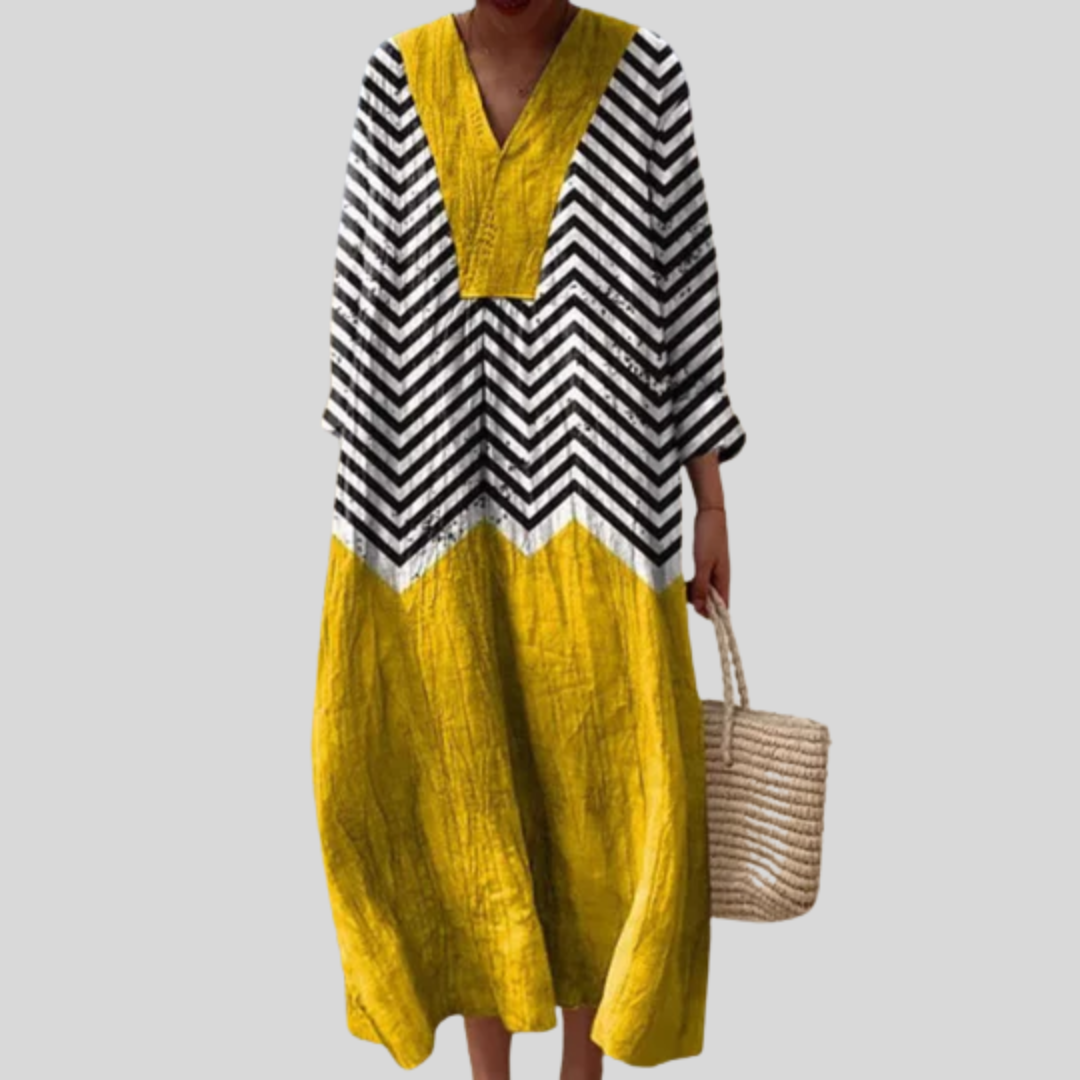 Bernadette - Flattering Printed Summer Dress