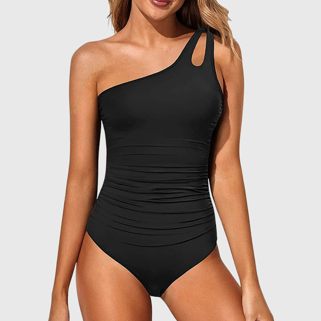 Monique | Sculpting swimsuit with one shoulder