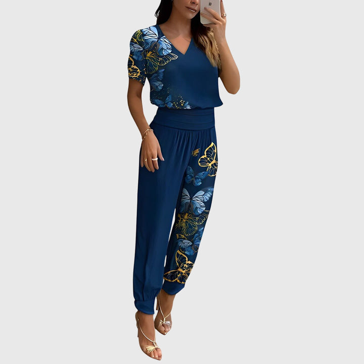 Melanie | Elegant Blouse and Pants Set