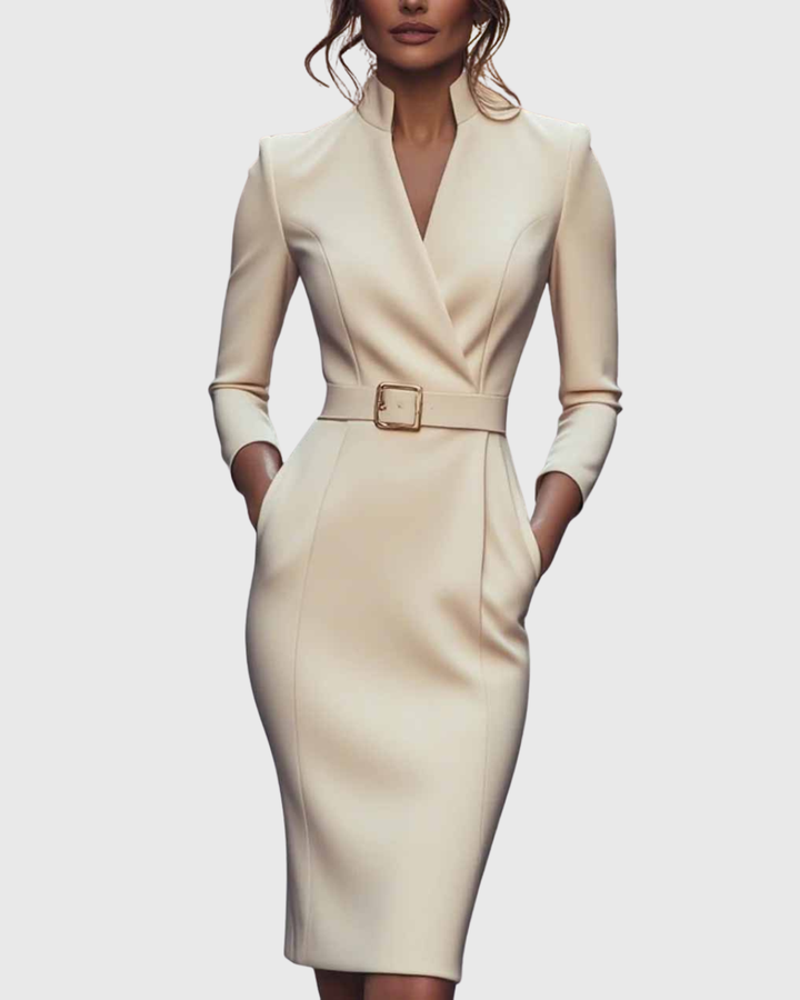 Loes | The Maxi Power Dress with Belt