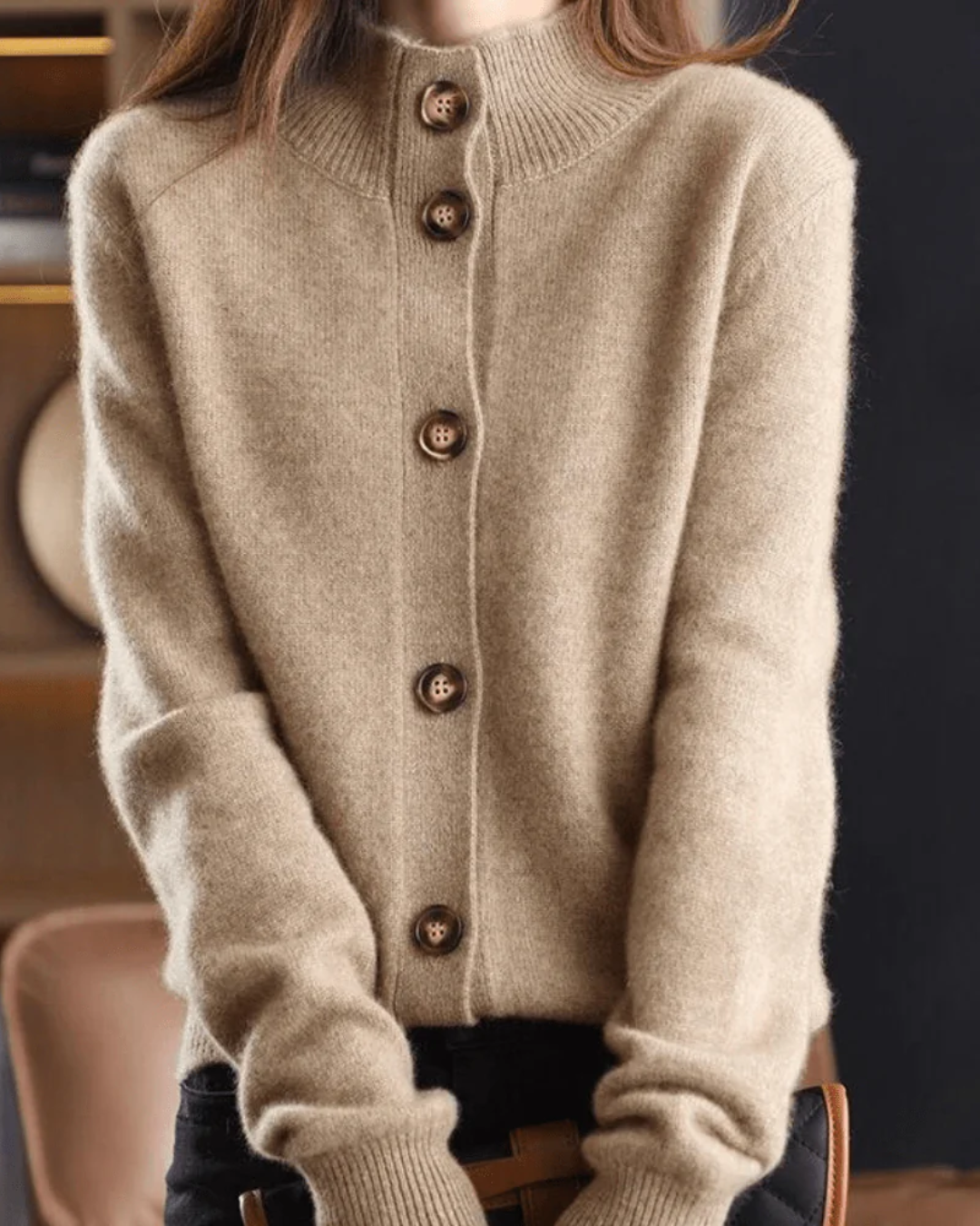 Luna | Retro Style Cashmere Vest