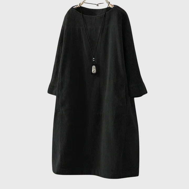 Jette | Cotton Velvet Midi Dress
