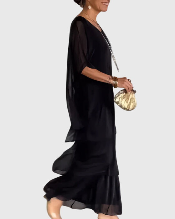 Marjolein | Elegant Long and Flowing Dress