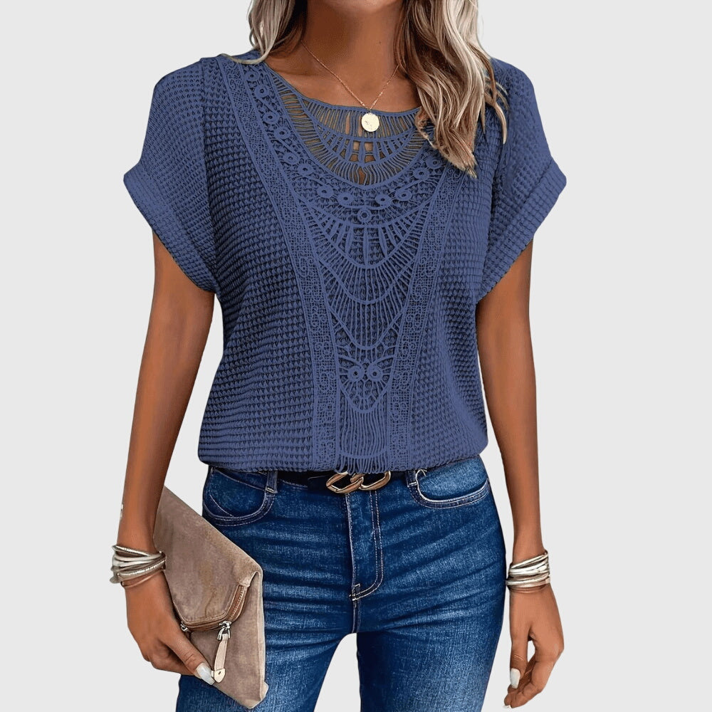 Inge | Elegant Blouse in Ibiza Style