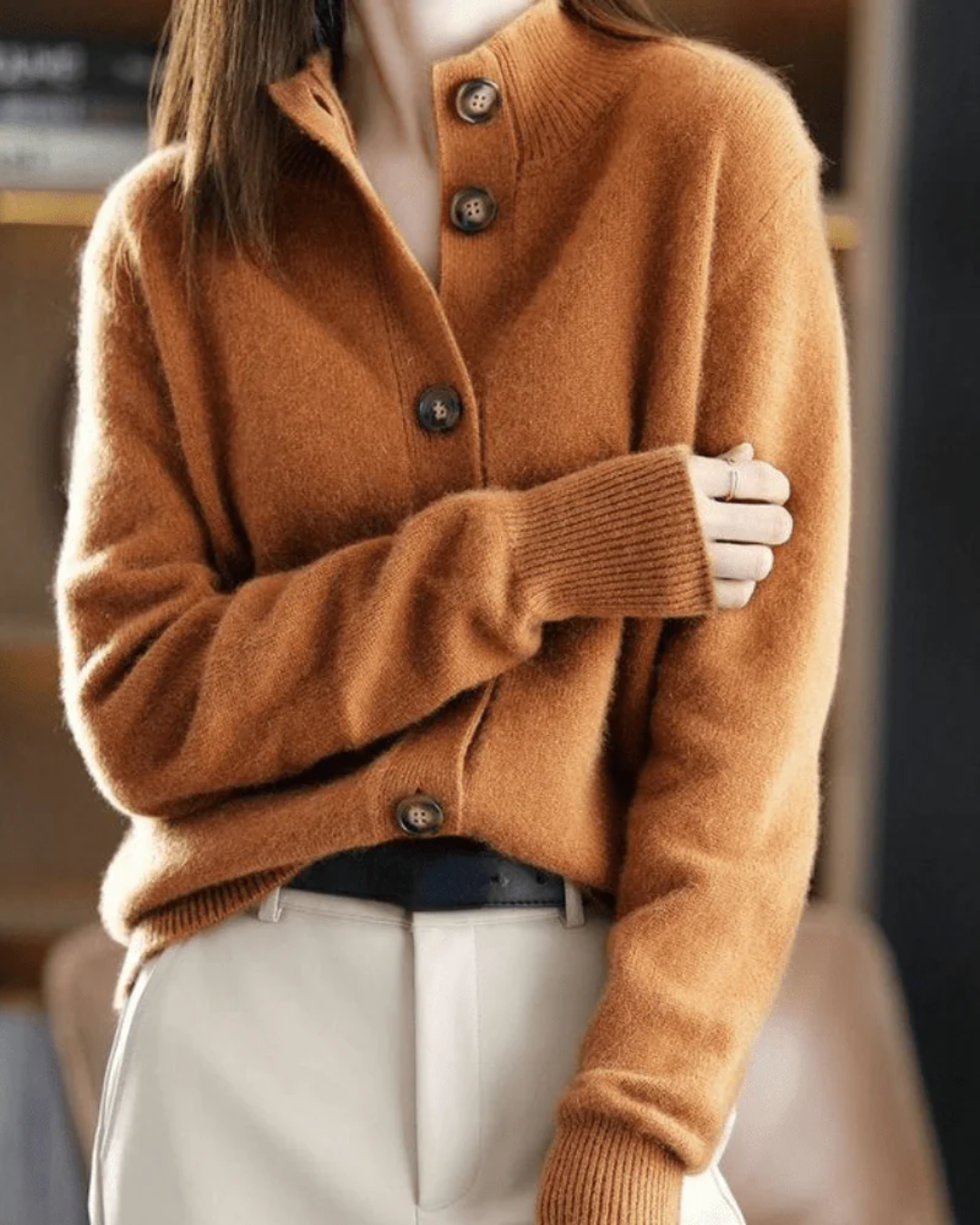 Luna | Retro Style Cashmere Vest
