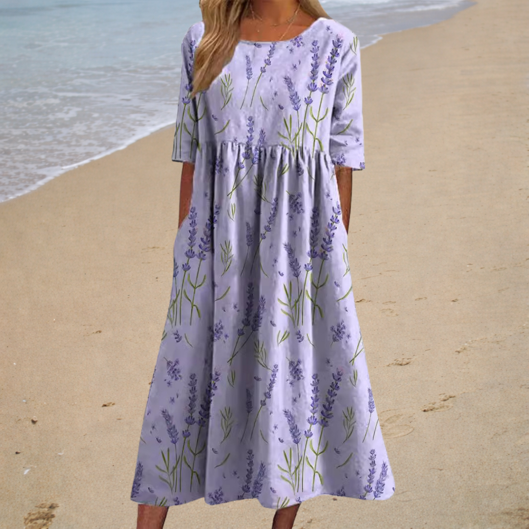 Thais - Long, flowing, chic, and comfortable dress
