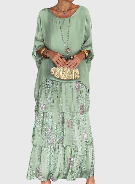 Marjolein | Elegant Long and Flowing Dress