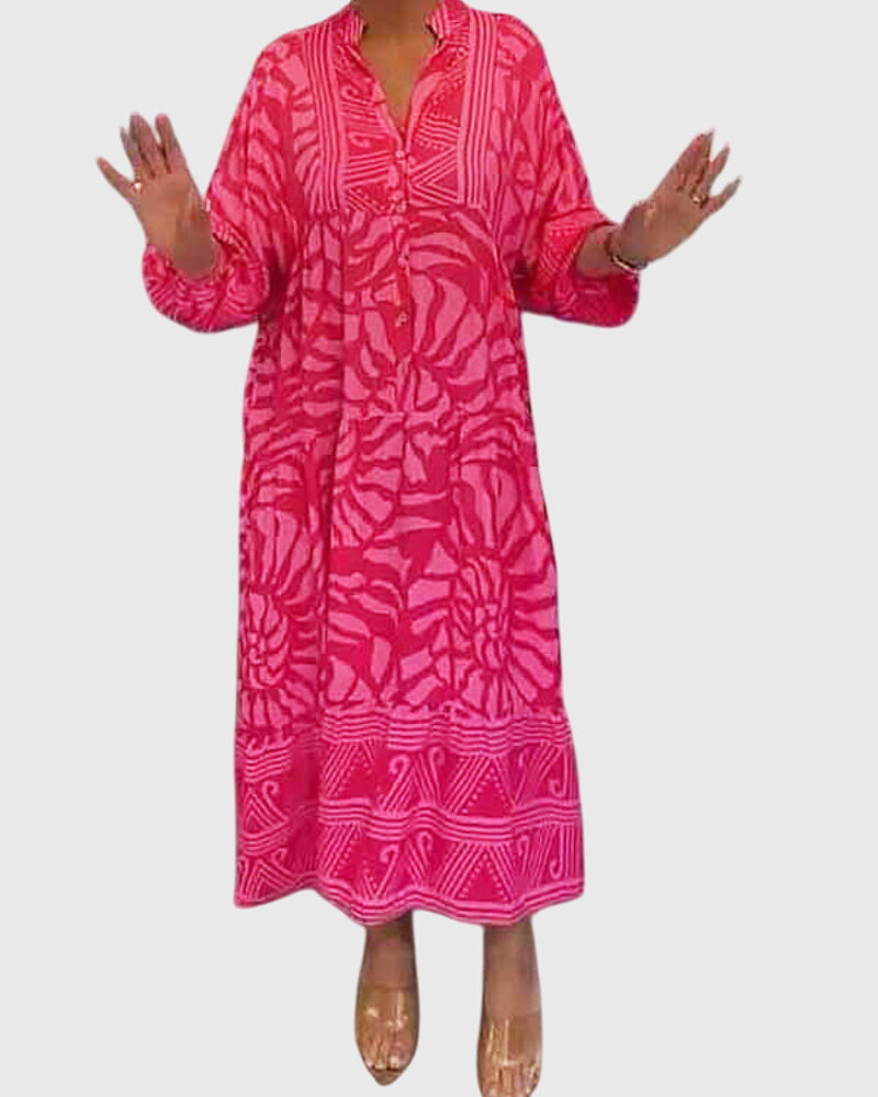 Lize | Maxi Dress with Elegant Print