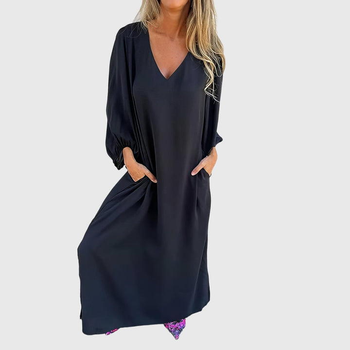 Imke | Long Boho Dress with Pockets