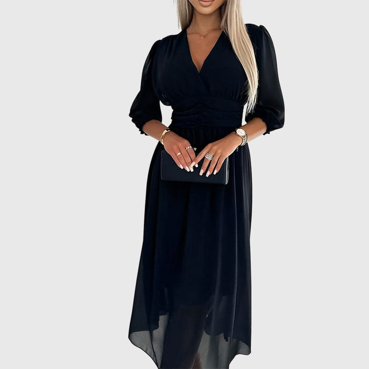 Lineke | Light Silk Chiffon Dress