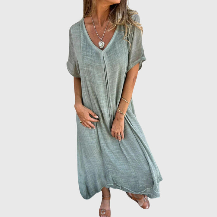 Mirjam | Light and Elegant V-Neck Dress