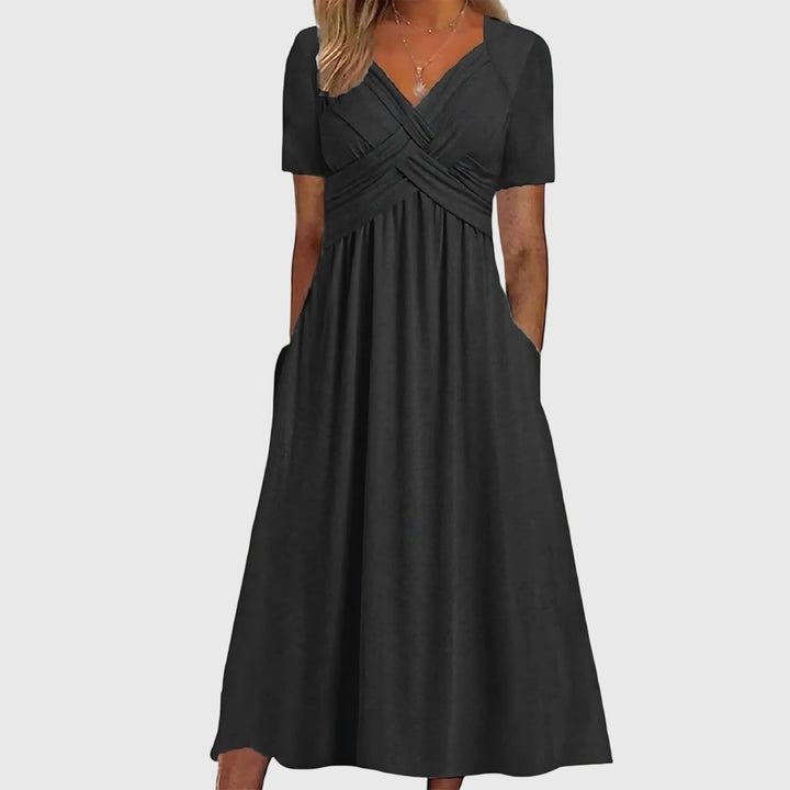 Renate | Midi Dress with Tummy Control