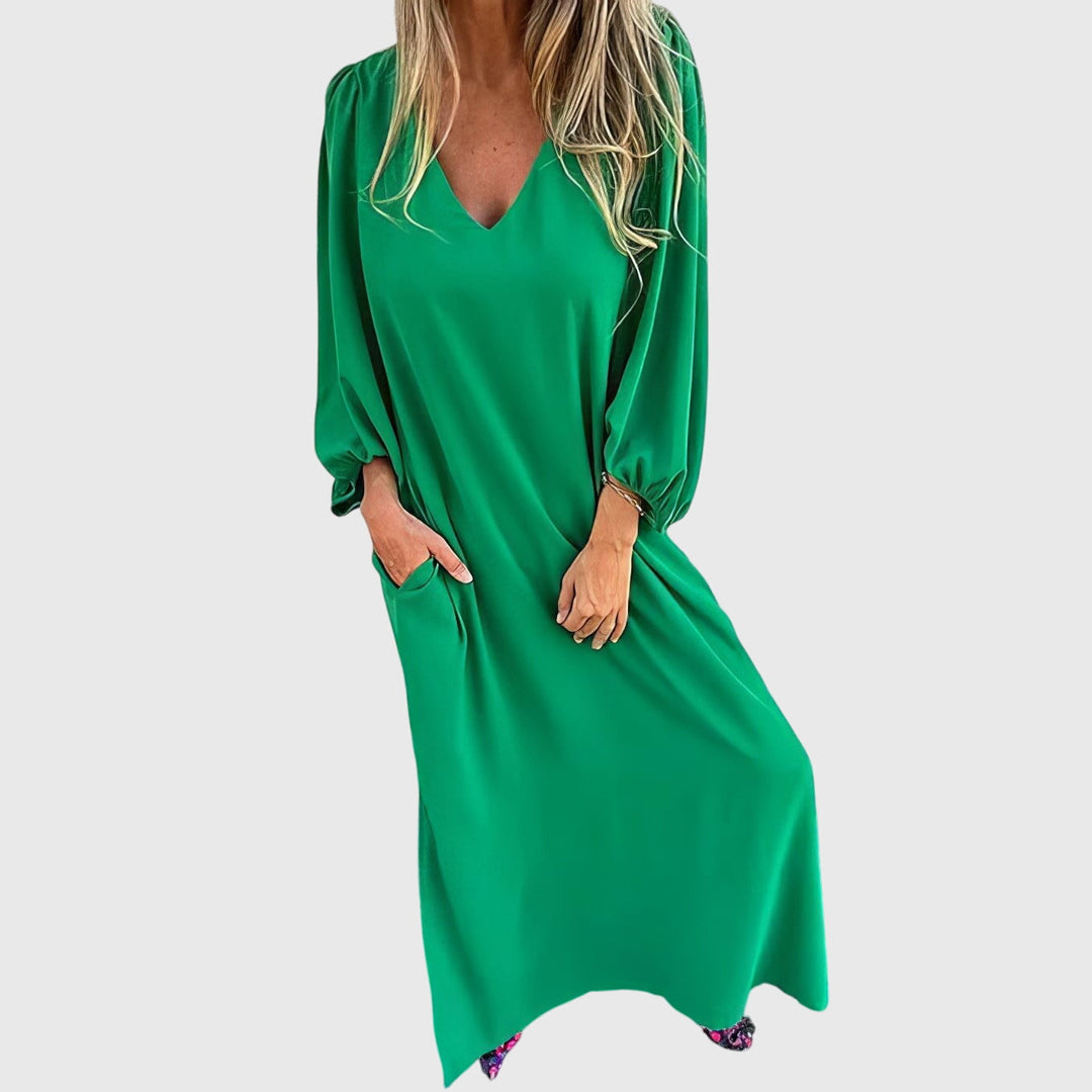 Imke | Long Boho Dress with Pockets