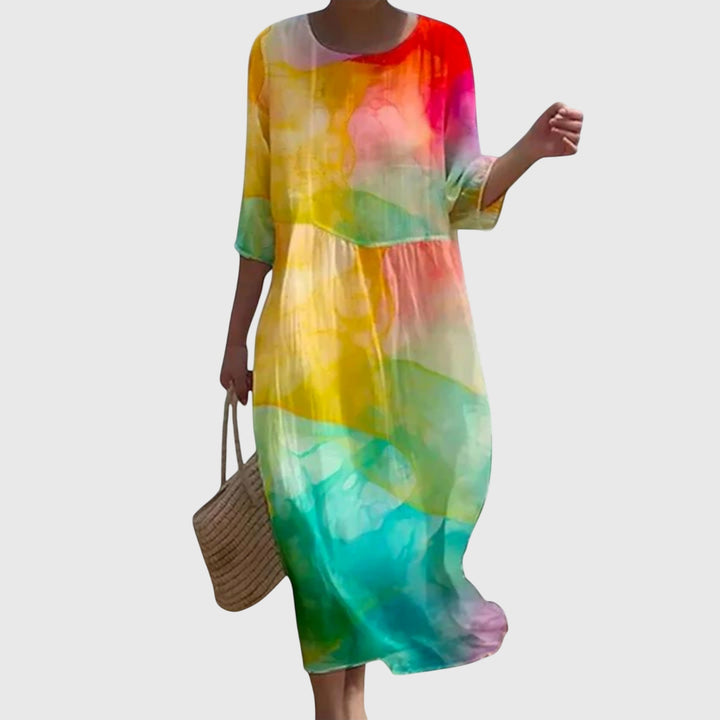 Nynke | Elegant Maxi Floral Dress