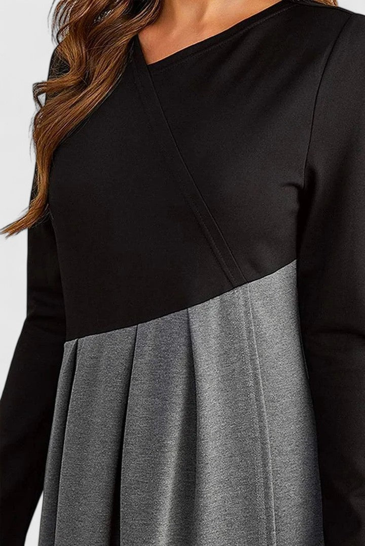 Monique | Elegant Maxi Dress with Long Sleeves