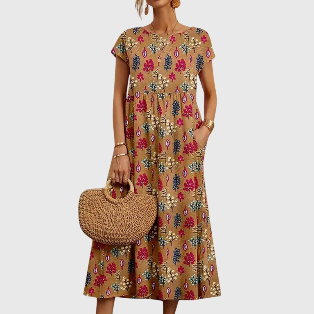 Klazina | Chic Floral Dress