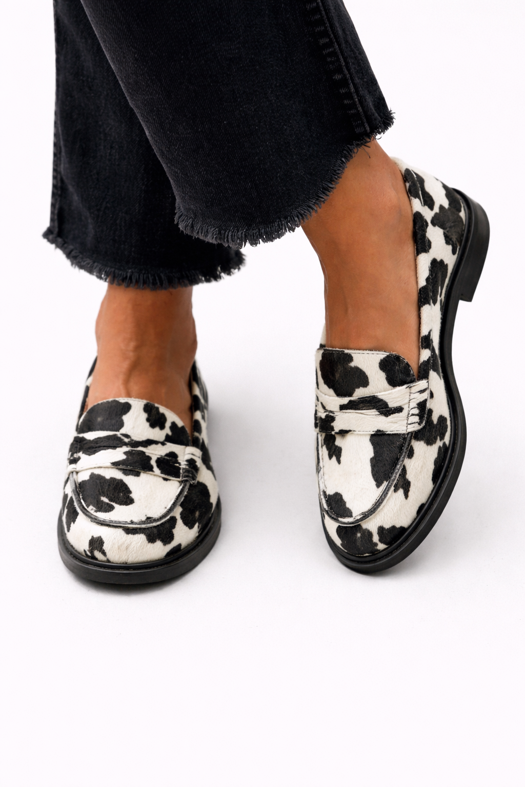 Claria - Chic Printed Moccasins