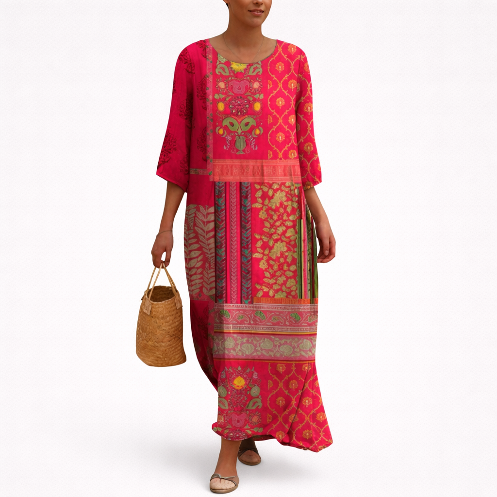 Iris - Long, flowing, chic, and comfortable dress
