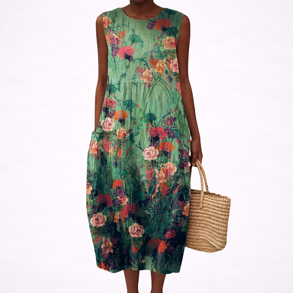 Juliette - Comfortable Summer Dress Without Sleeves