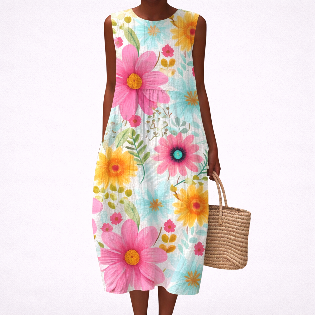 Manon - Comfortable Summer Dress without Sleeves
