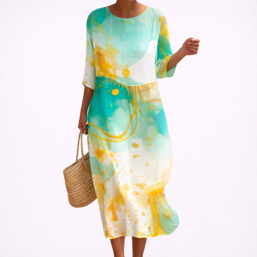 Mireille - Long, flowing, chic, and comfortable dress