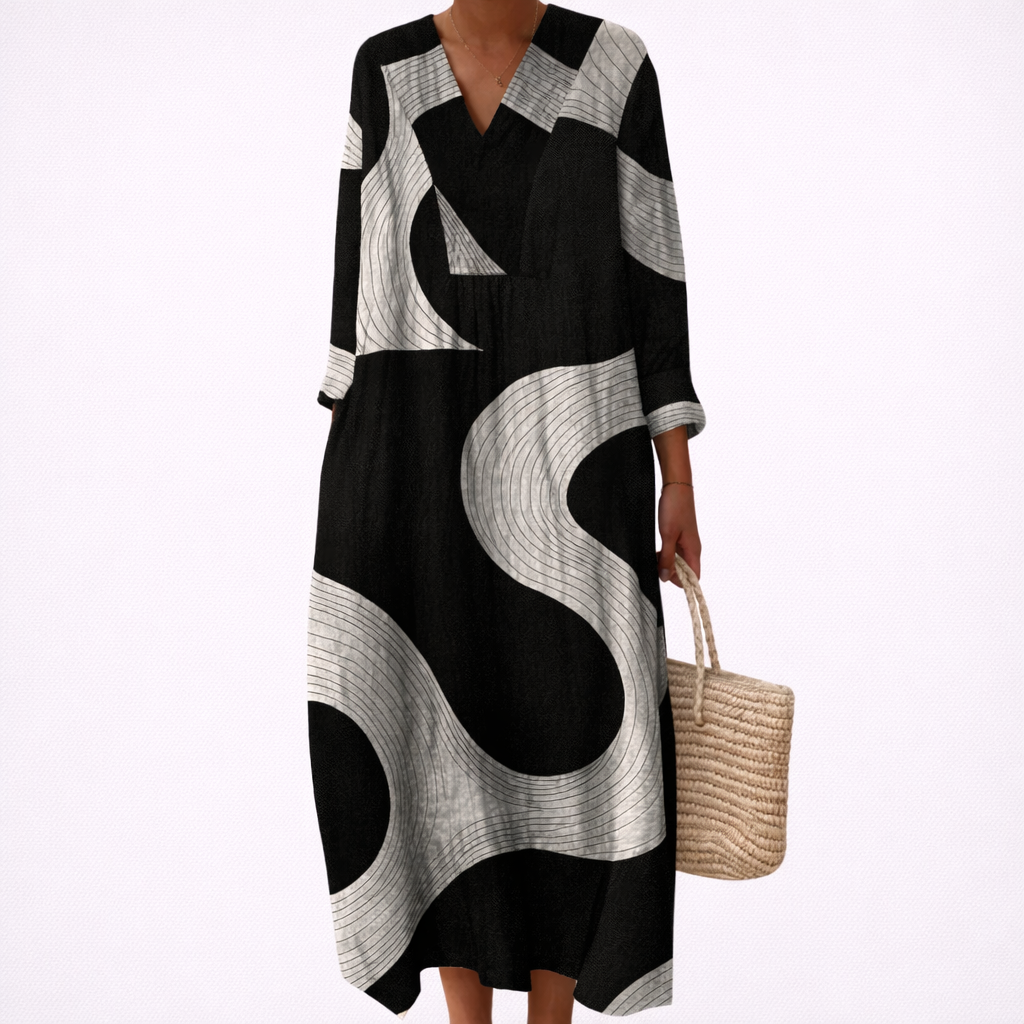 Ophélie - Flattering Printed Summer Dress