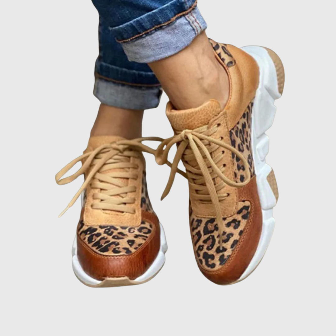 Inge | Comfortable Leopard Sneakers